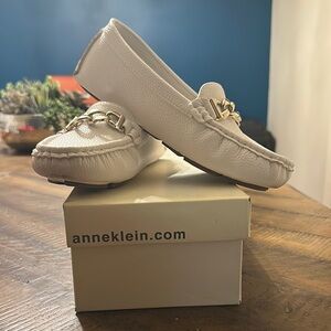 Anne Klein Women's White Loafers